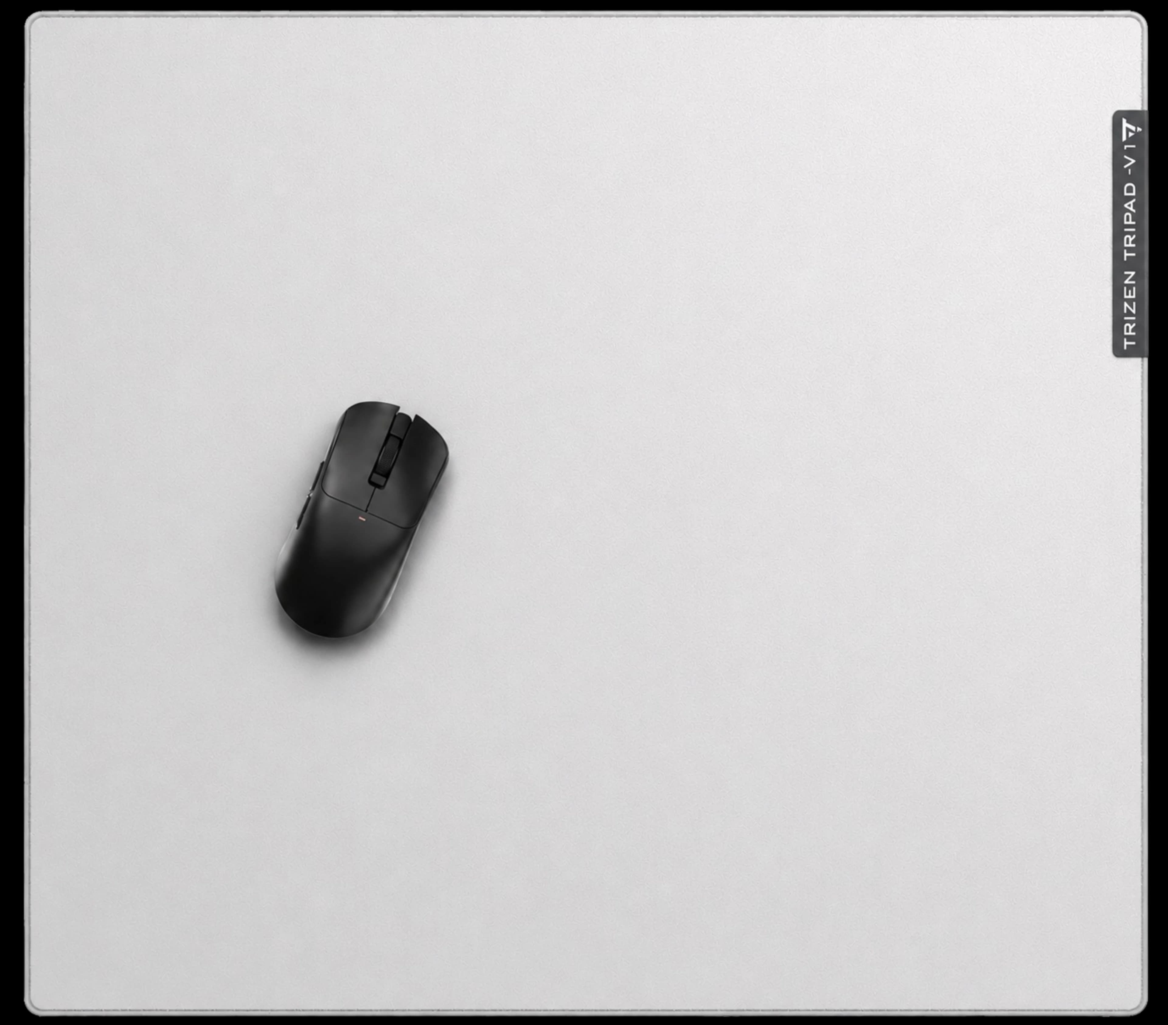 TRIZEN TRIPAD V1 White glass mouse pad